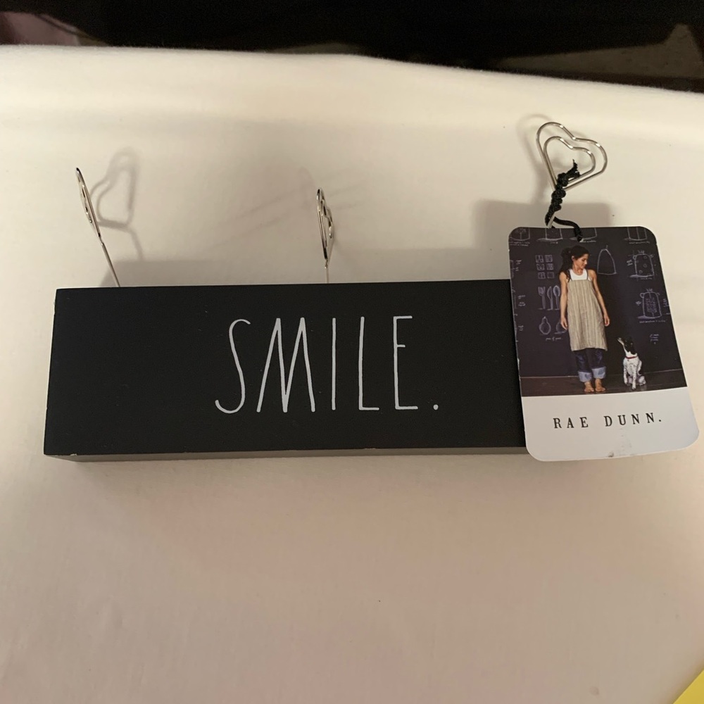 Rae Dunn wooden picture recipe holder